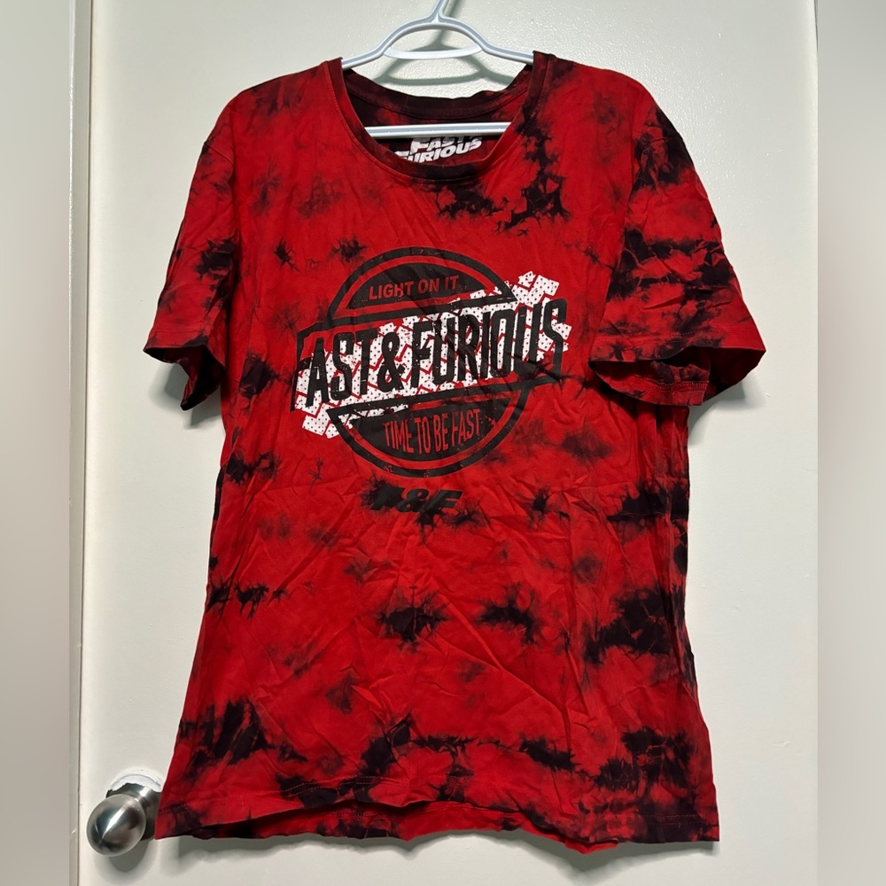 FAST & FURIOUS T-SHIRT RED/BLACK